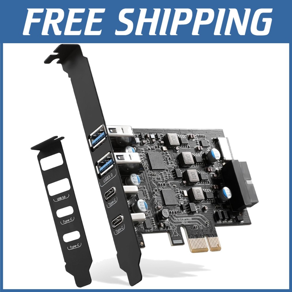 High-Speed USB Expansion Card for Windows & Linux