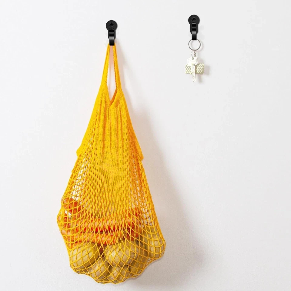 48 Pack Screw Hooks Black Outdoor String Light Clips Christmas Light Hooks...