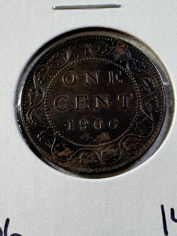 1906 Canada Large Cent Bronze Coin