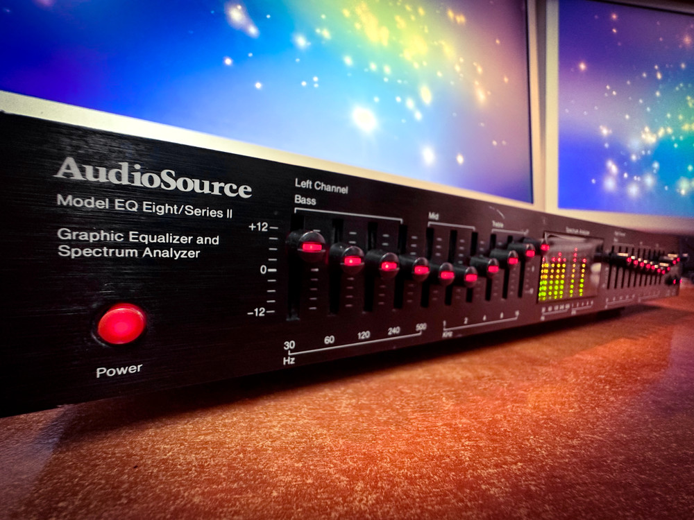 AudioSource EQ Eight 🌈RaRe🌈 Vintage Stereo Graphic Equalizer