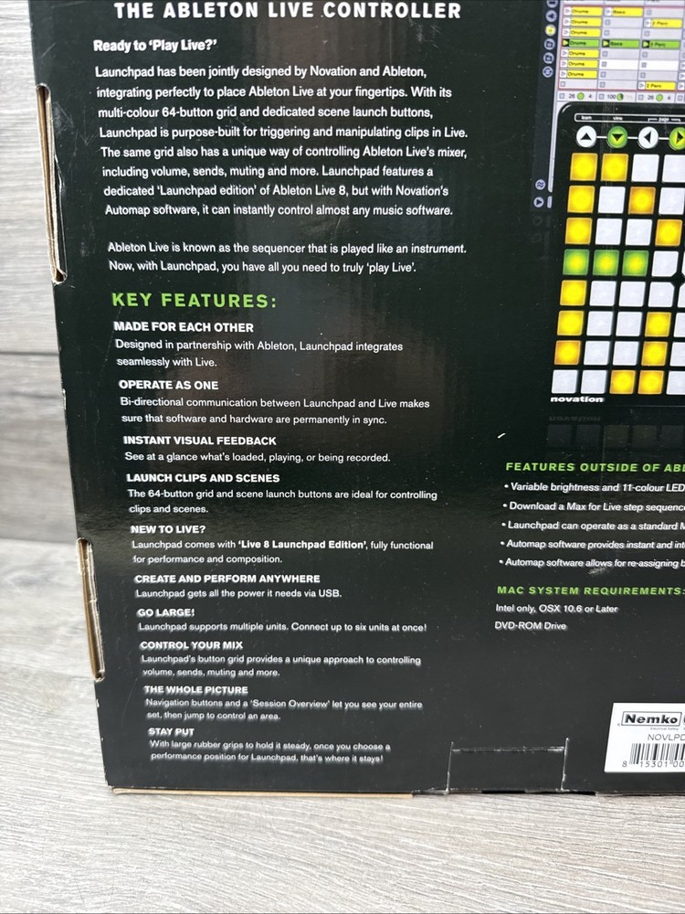 Novation Launchpad USB Ableton Live Controller NOVLPD01