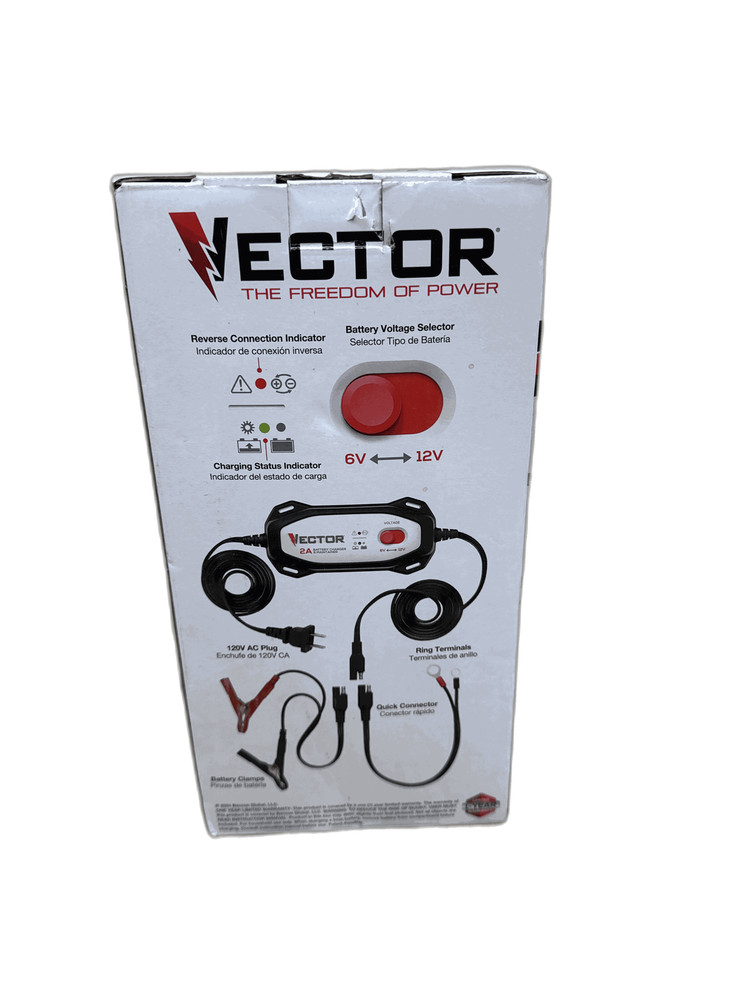 VECTOR 2 Amp Battery Charger/Maintainer