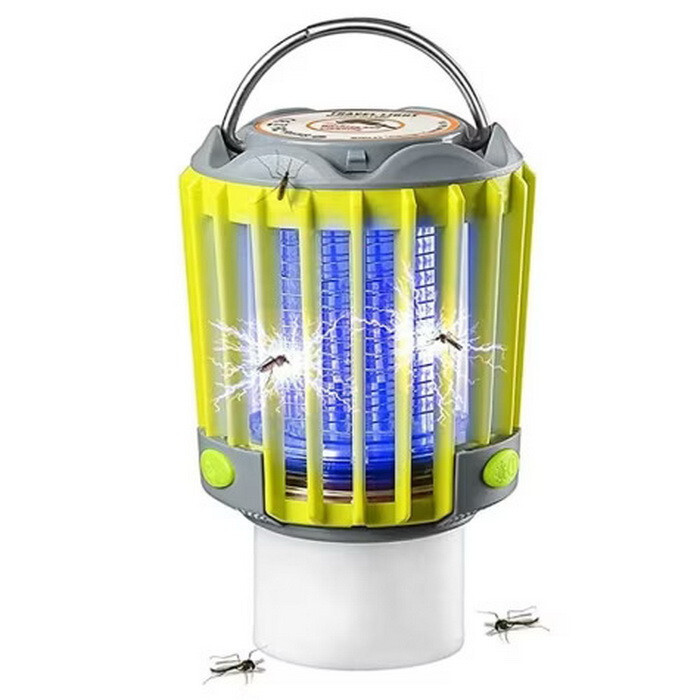 Bug-Zapping 3-in-1 Camp Lantern (Bug Zapping/Lantern/Flashlight) Rechargeable