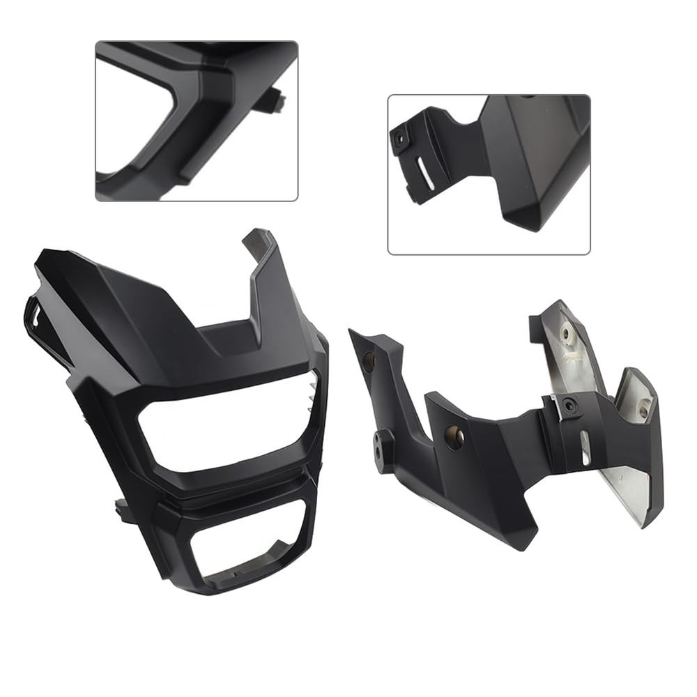 3pcs Plastic Headlight Head Lamp Protector Side Cover