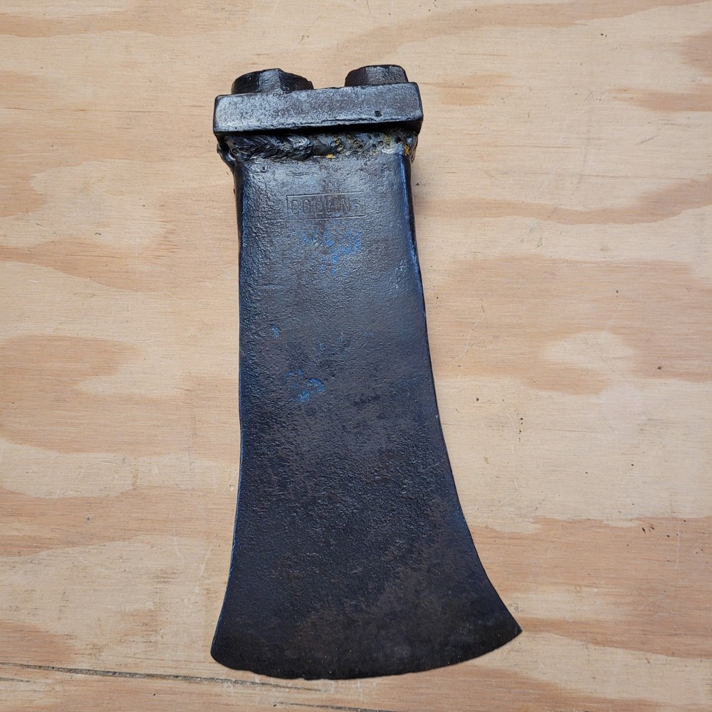 Collins Rafting Patern Axe Head- Log Stamp - D9 - Sierra Nevada Logging Tool
