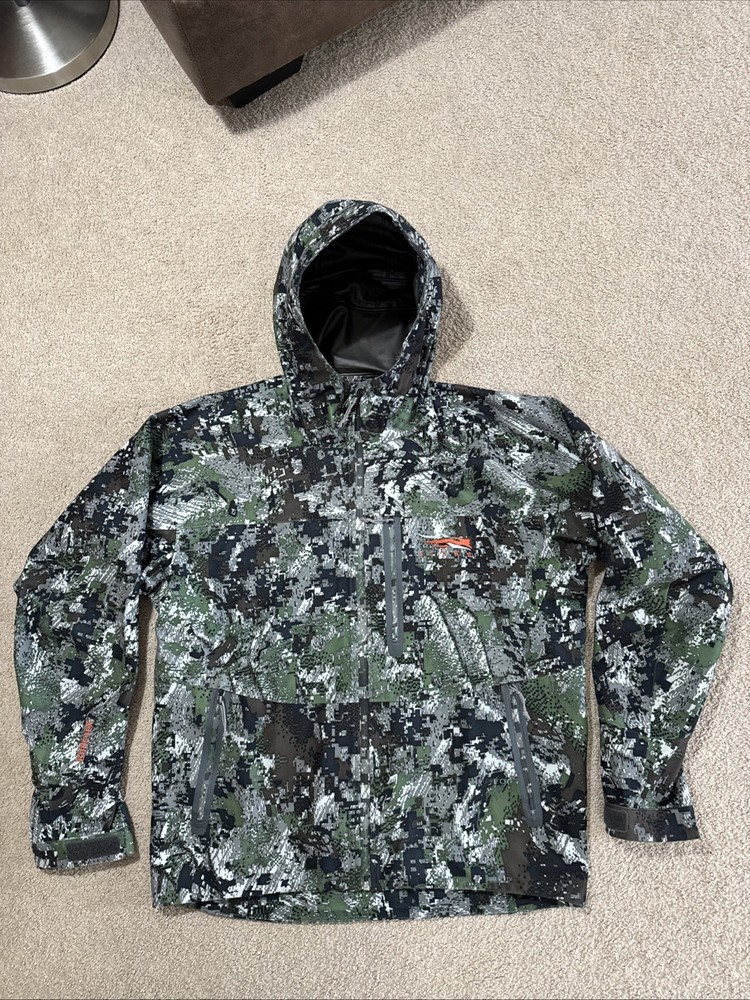 Sitka Forest Downpour Jacket Large