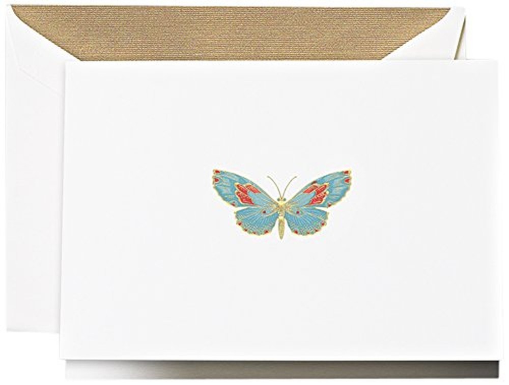 Crane & Co. Engraved Butterfly Note (CF1523)
