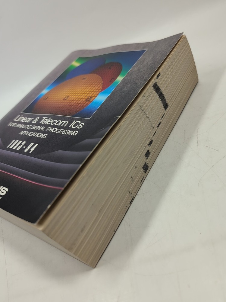 Electronics Book: Harris Semiconductor, Linear And Telecom Analog Signal 1993-94