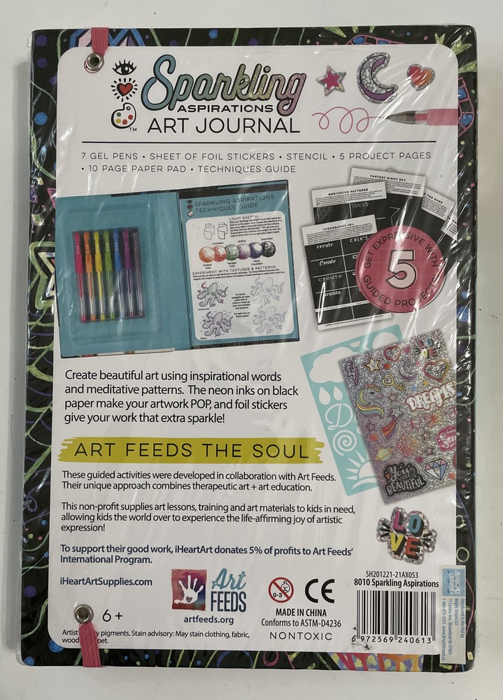 Sparkling Aspirations Art Journal