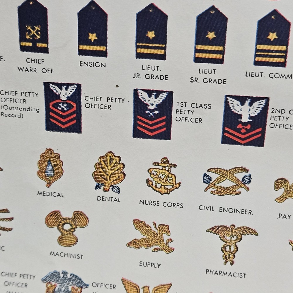 WWII Insignia Medals Decorations Pamphlet 1943