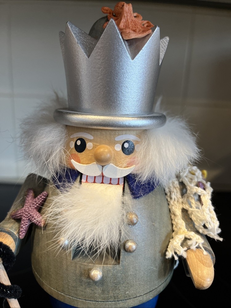 Erzgebirge 8” KING NEPTUNE Nutcracker