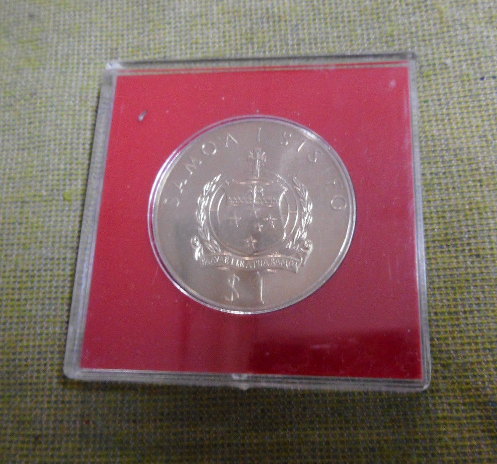 #D409. WESTERN SAMOA 1976 OLYMPIC GAMES COIN