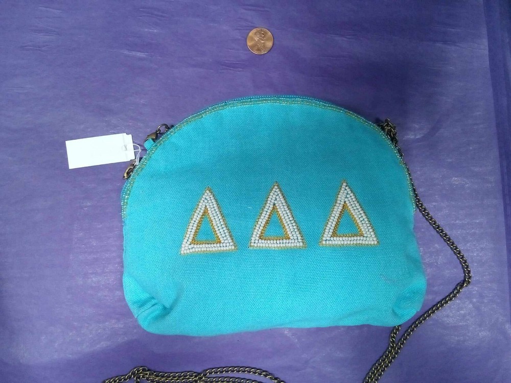 Delta Delta Delta cosmetic bag