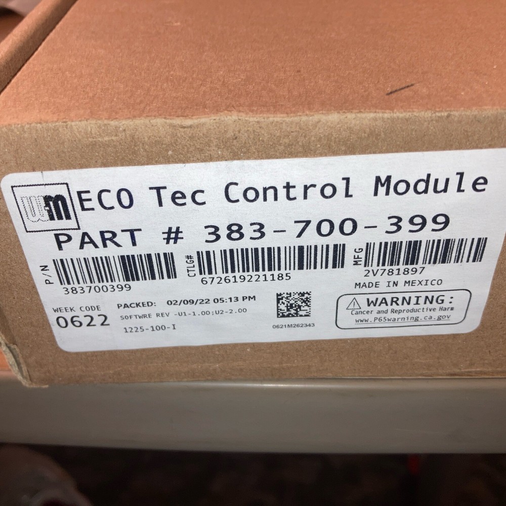 Weil-McLain ECO Tec 80/110/150/199 Boiler Control Module Assembly 383-700-399