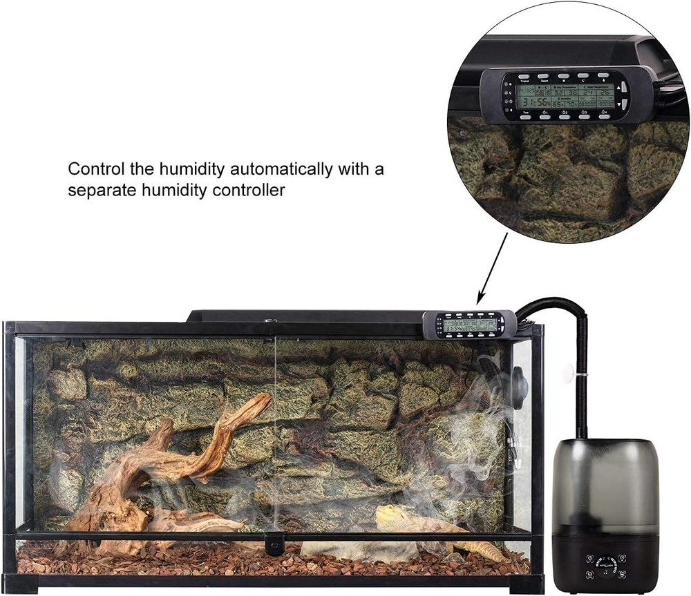 Automatic 4L Terrarium Humidifier with Adjustable Misting & Easy-Clean Design