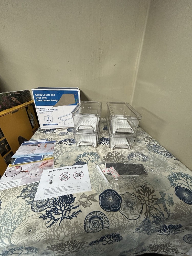 Clear Drawer Storage For Fridge