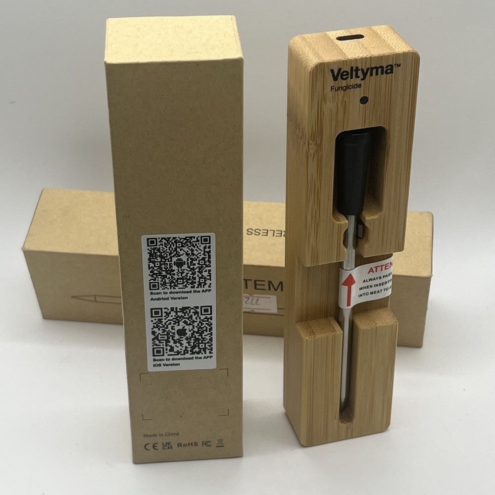 Probe Temp Extended Range Wireless Bluetooth Smart Meat Thermometer