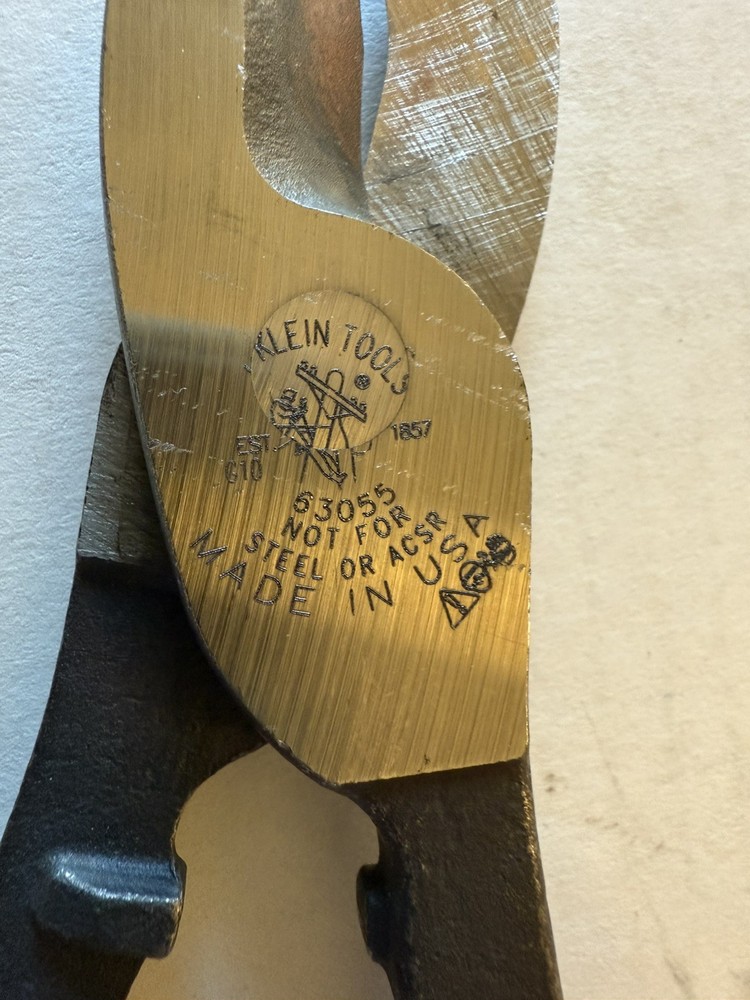 Klein Tools 63055 - 8" Long Compact Cable Cutter Pliers