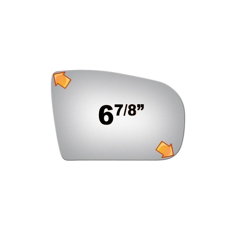 Mirror Glass For Mercedes E320, E430, E55 Passenger Side Replacement