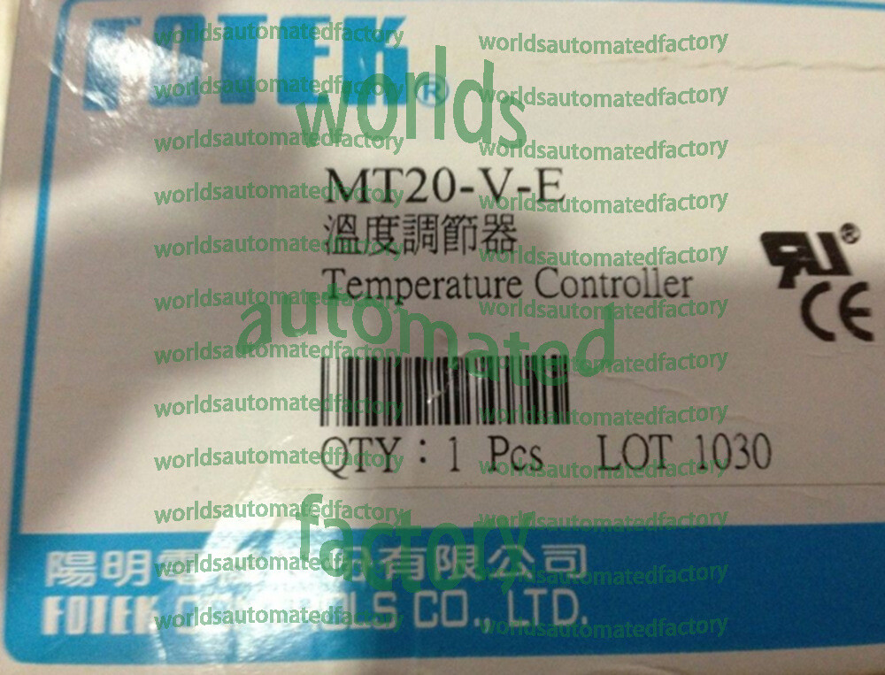 NEW Fotek MT20-V-E Temperature Controller
