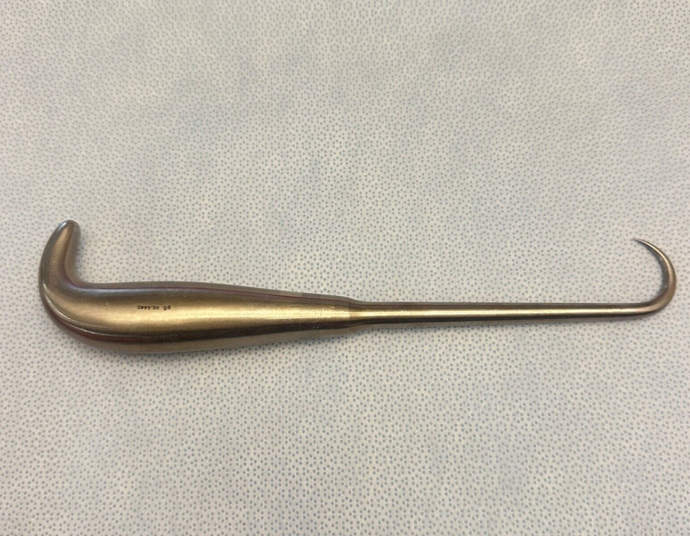Millennium Surgical gs 45.4440 Bone Hook 9″ large 25mm sharp