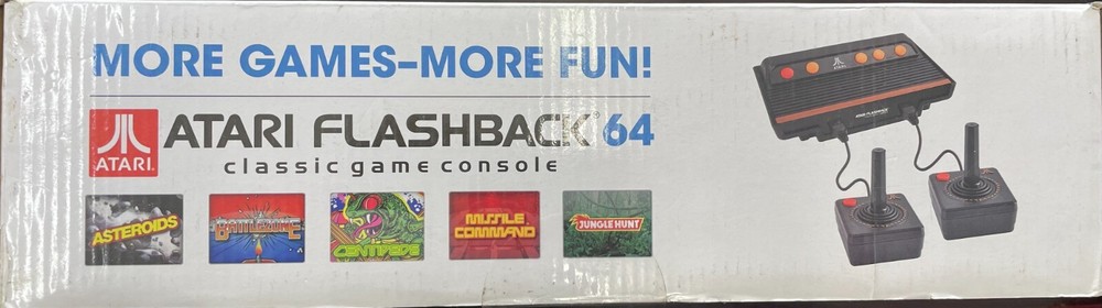 Atari Flashback 64 Special Edition Console w/ Box & 64 Built-in Games-A3