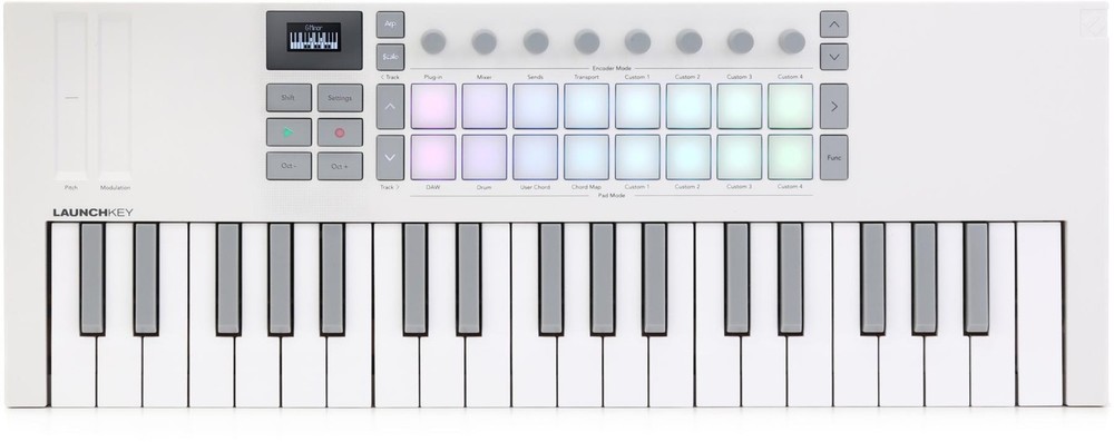 Novation Launchkey Mini 37 MK4 37-key Keyboard Controller - White