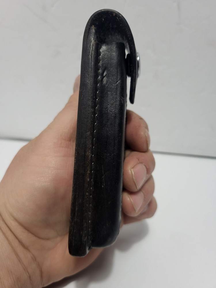 Bucheimer Clark B105SW Black BW Leather SINGLE MAG Pouch