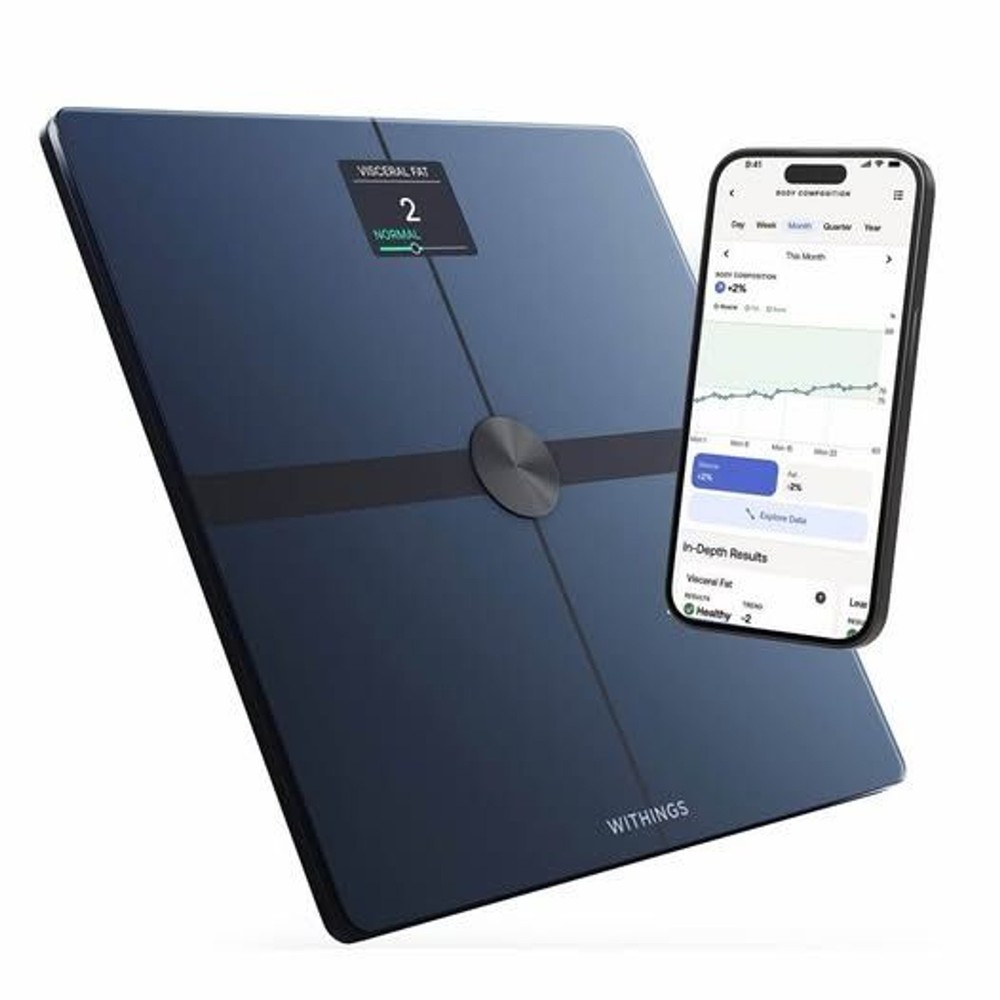 Withings Body Smart WiFi Scale Advanced Body Composition BMI Bluetooth NEW