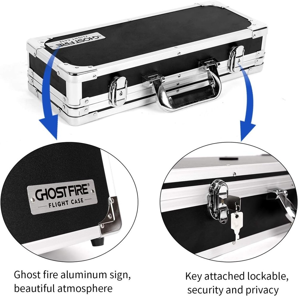 Lightweight Aluminum Guitar Pedal Board Case - Shockproof & Secure T-EC4