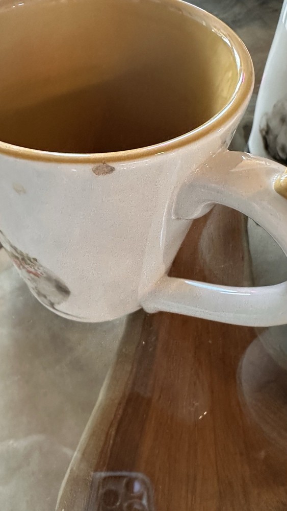 Pier 1 Butterfly 4 cups & 4 Bowls
