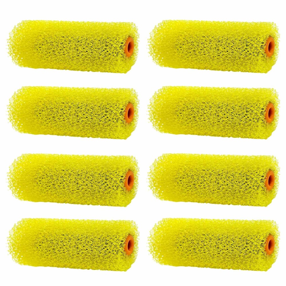 YLTOLOO 8 Pcs Textured Paint Roller Covers, 4 inch Medium 4",8pcsMEDIUM