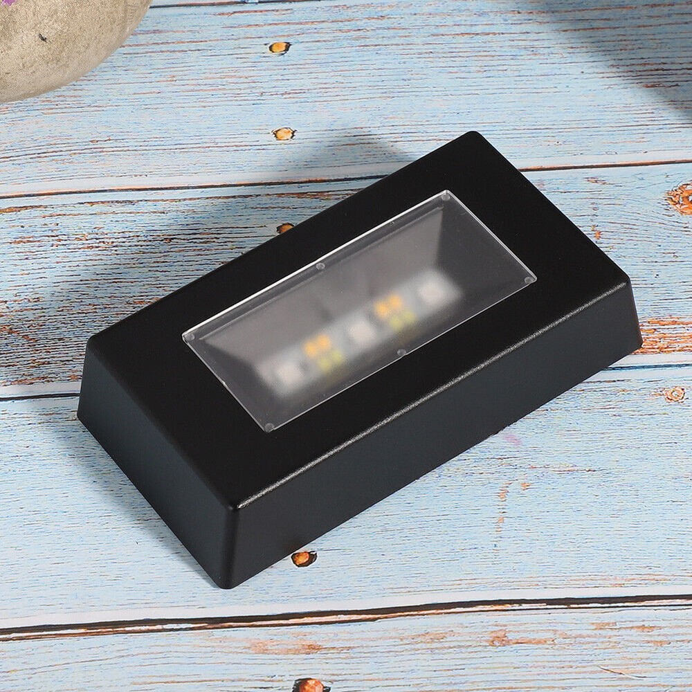2Pcs LED Display Base Crystal Light Stand With USB Cable for 3D Crystal Statues