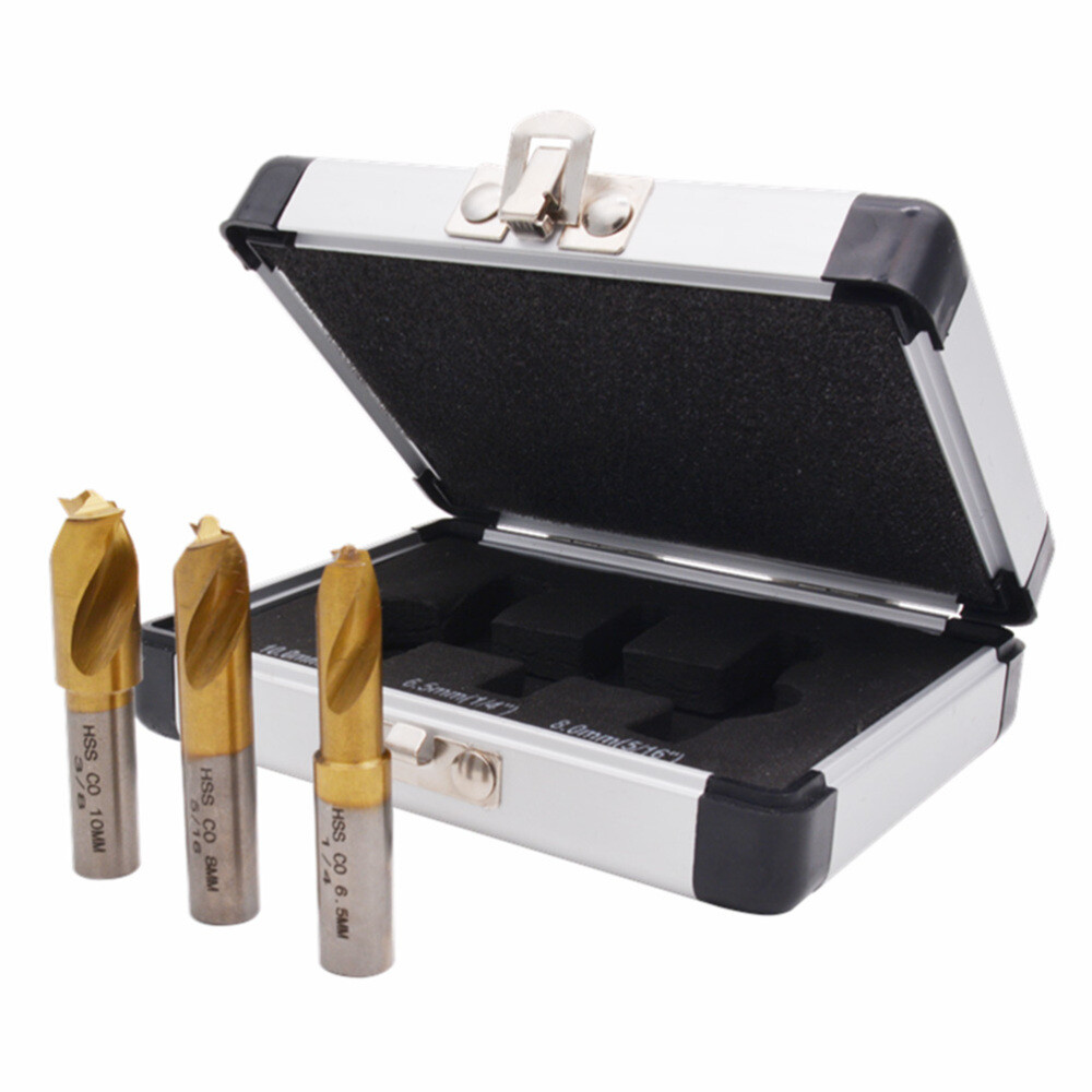 1 Set Drilling Out Spot Welds Spot Weld Drill Bit Sharpener Welding Drills