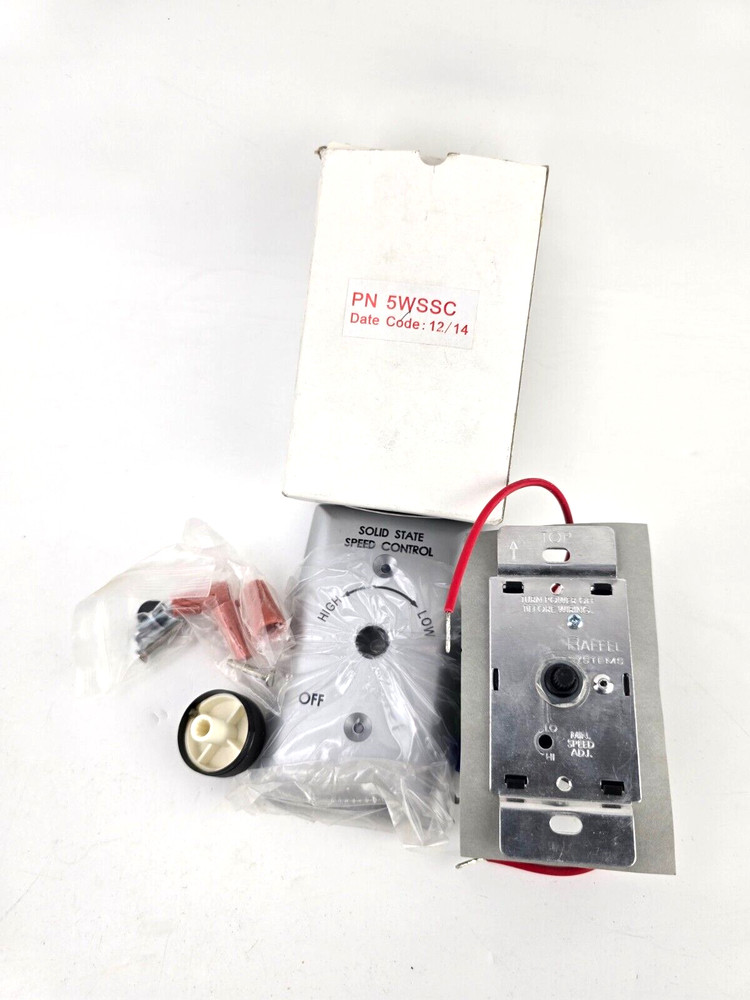 Raffel Systems 5WSSC 120V 6A Solid State Fan Speed Controller