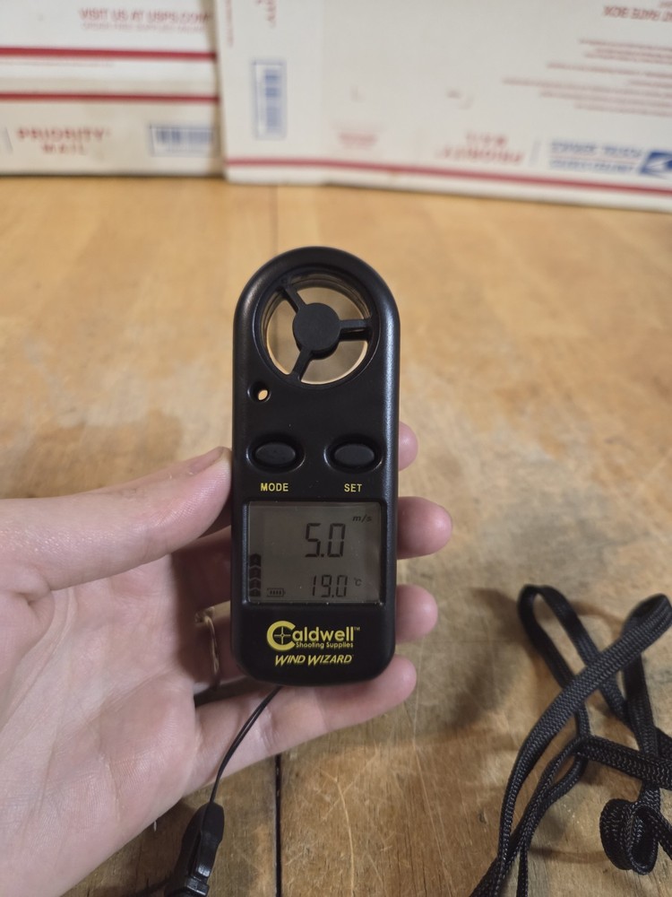 Caldwell Wind Wizard, Wind Speed, Temperature, Gauge (Tested Working)