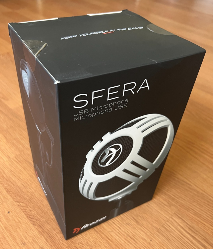 Arozzi Sfera USB Microphone, White (New)