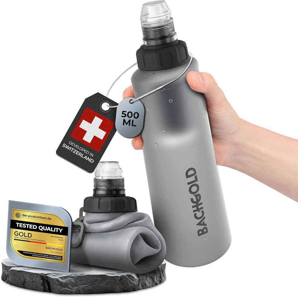 Water Filter Camping –  Foldable Squeeze Portable Water Filter for Hiking, Backp