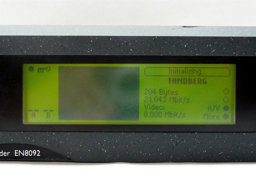 TANDBERG ERICSSON EN8092 HD SDI MPEG-4 AVC HTTP AUTHENTICATION VIDEO ENCODER M2