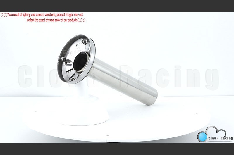 Universal Adjustable Stainless Silencer For 4" Muffler Insert Tip Quiet