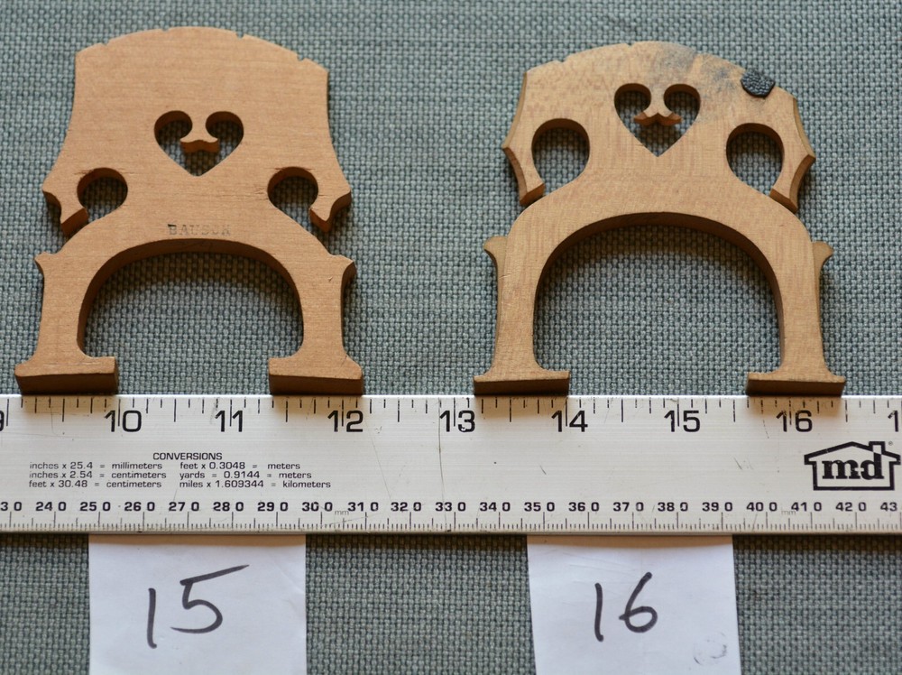 Vintage Cello Bridge Selection