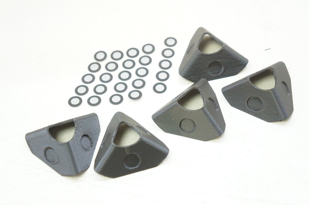 3D Scanner Pyramid REFLECTIVE Target Markers 5 Pack with Reflector DOTS included