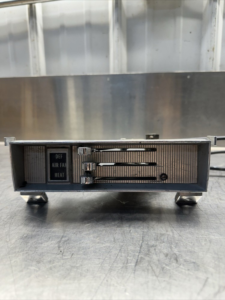 1967-1972 Chevy/GMC Pickup Blazer Chrome Dash Heater Control Panel Original