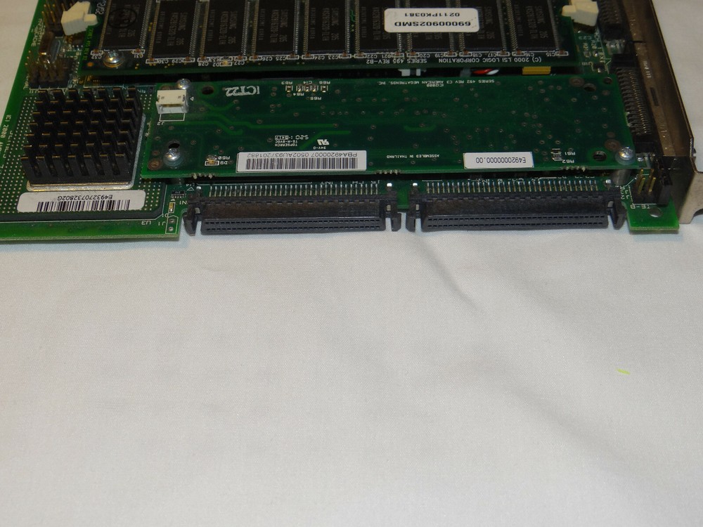 LSI 439 SCSI Controller Card with battery backup and RAM - Pull from Dell server