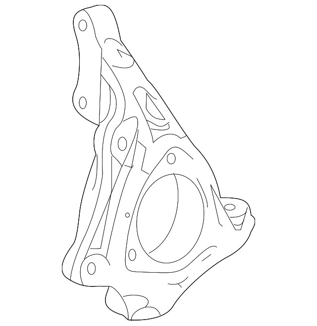 Genuine GM Driver Side Steering Knuckle 13219080