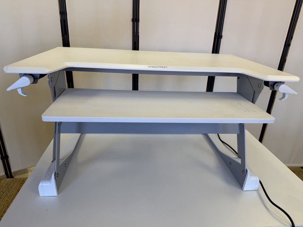 Ergotron WorkFit Sit-Stand Desk Converter – 36” Adjustable Standing Desk
