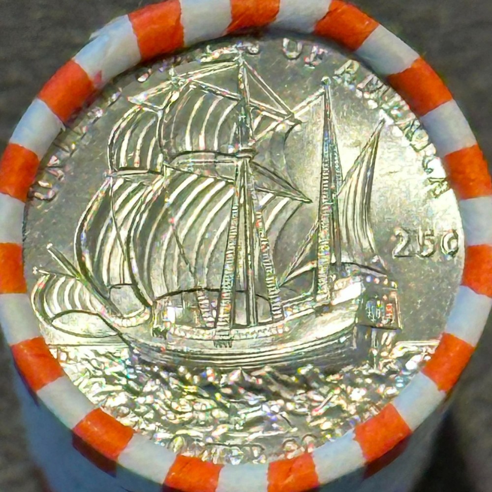 2026 D Mayflower Compact Quarters (1) $10 Roll SEMI-Quincentennial