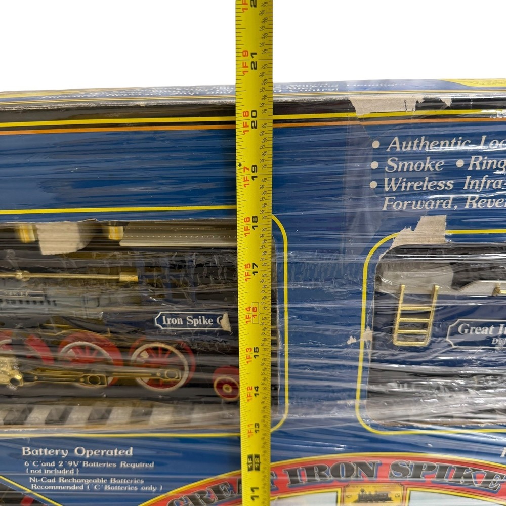 New Bright Great Iron Spike Express Train Set 3172 Wireless Remote Vintage