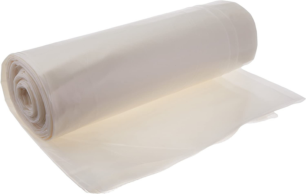 Polyethylene Sheeting, 10' X 25', 6 Mil, Clear