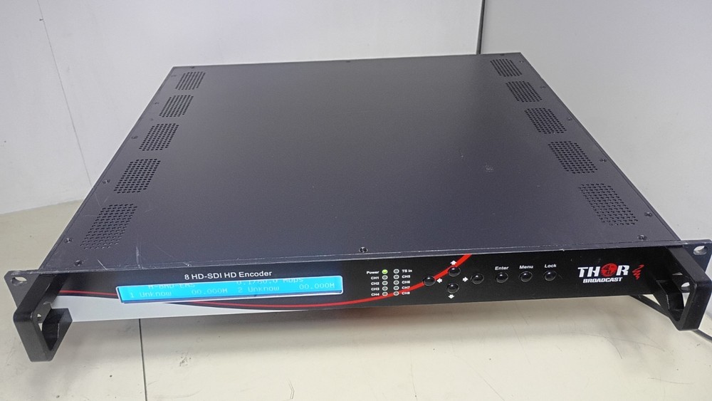 Good Working Thor H-8HD-EMS 8HD-SDI Broadcast Encoder IPTV Streamer & ANSI Out